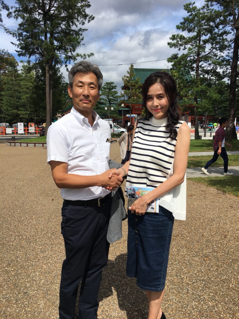京都動物愛護フェスティバルで当社代表取締役社長澤井孝之と杉本彩さんでお話をさせていただきました
