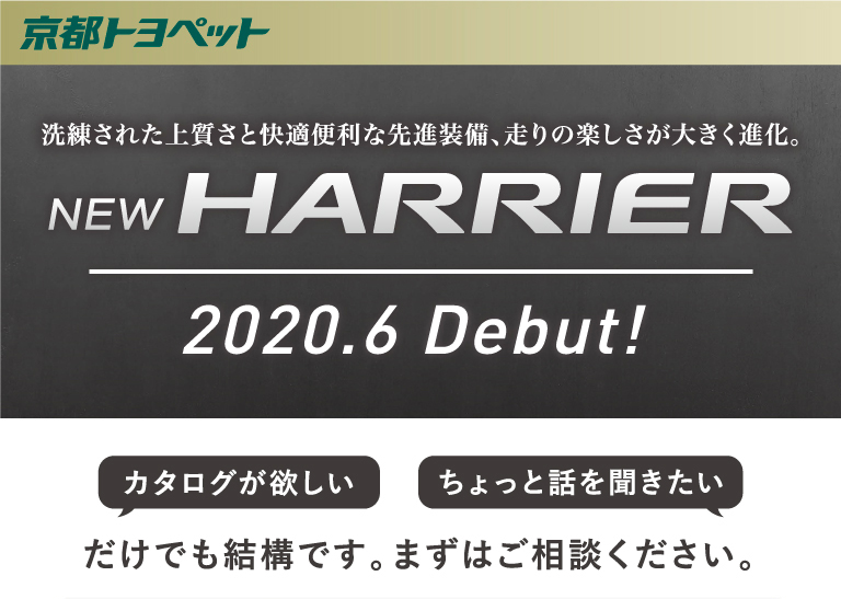 NEW HARRIER 2020.6 Debut!