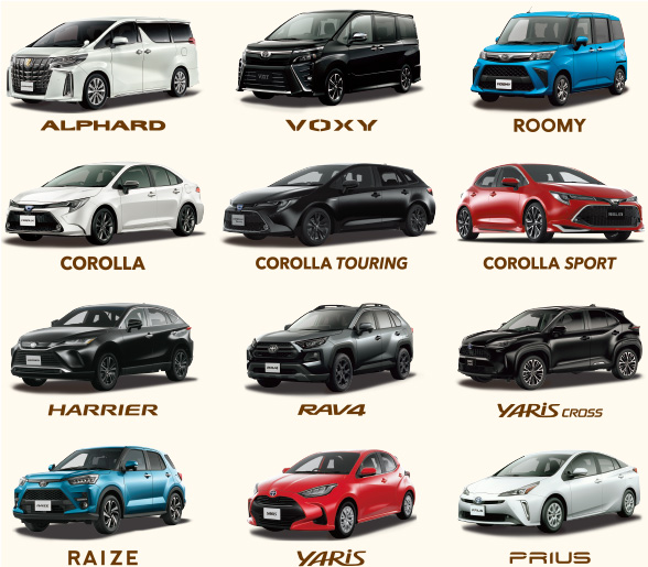 トヨカラシリーズは全12車種！