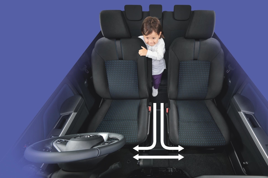 【モデル入り素材】フロントシートウォークスルーイメージ　カスタムG-T