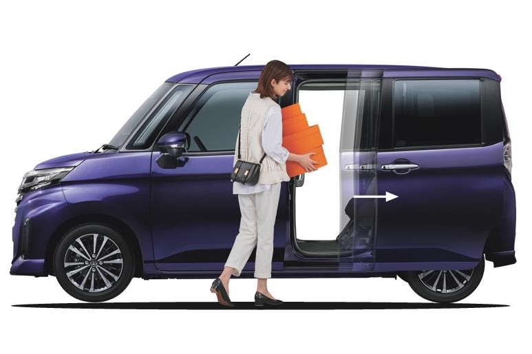 【モデル入り素材】ウェルカムパワースライドドア（運転席・助手席側）