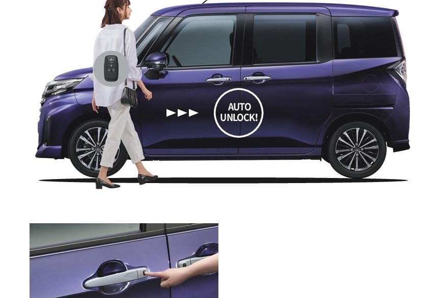 【モデル入り素材】・キーフリーシステム＋プッシュボタンスタート　・ウェルカムドアロック解除